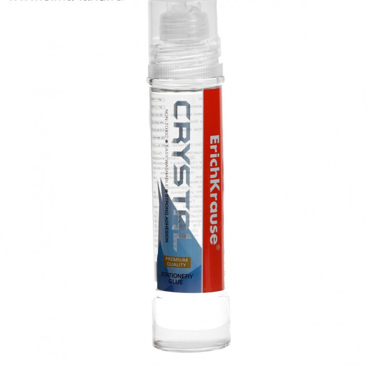 Клей канцелярский ErichKrause® Crystal, 50мл (в дисплее по 24 шт.) 48710