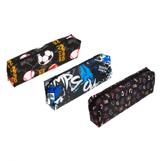 Пенал-косметичка 200*70*35 ткань "School Boy" ассорти
ATTOMEX 7025405