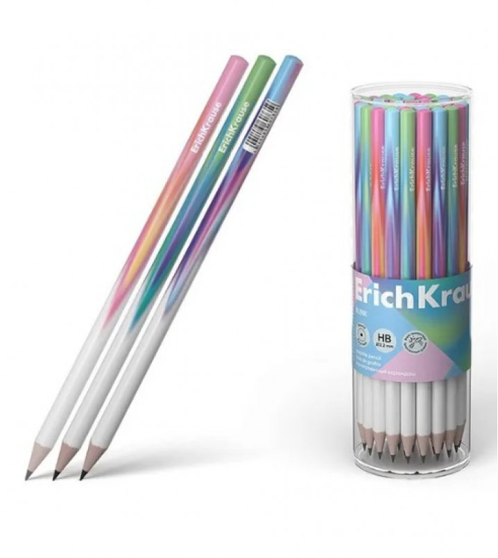 Чернографитный круглый карандаш  ErichKrause® Blink HB 60735