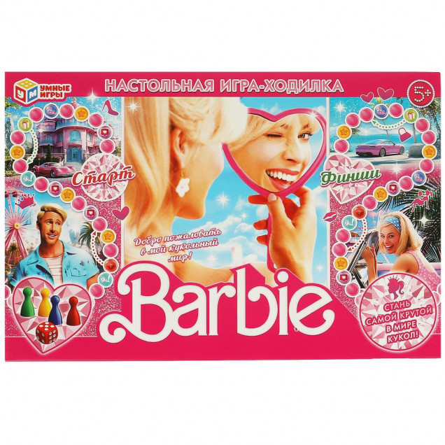Настольная игра-ходилка "Barbie"
