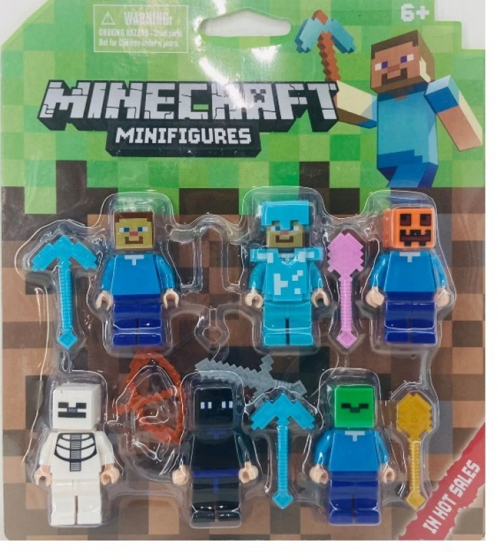 22617 НАБОР ФИГУРОК MINECRAFT, 16*18см
