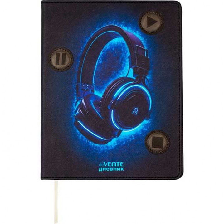 Дневник 1-11 кл. "Headphones" 48 листов, белая бумага 80 г/м², печать в 1 краску (10228020/070425/5052916,Китай )