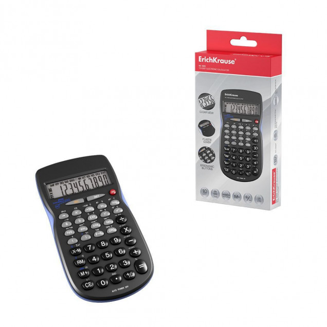 Калькулятор научный 10-разрядов ErichKrause® SC-920 (в коробке по 1 шт.) 57522