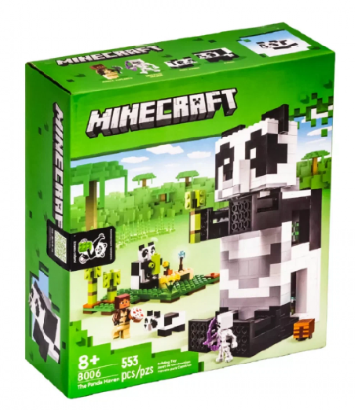 Конструктор Minecraft Дом панды