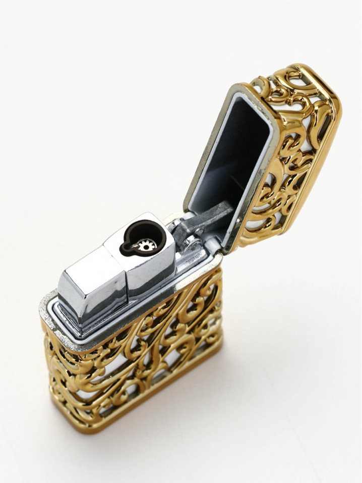 Зажигалка газовая светящаяся, флуоресцентная 1.6×4×6 см