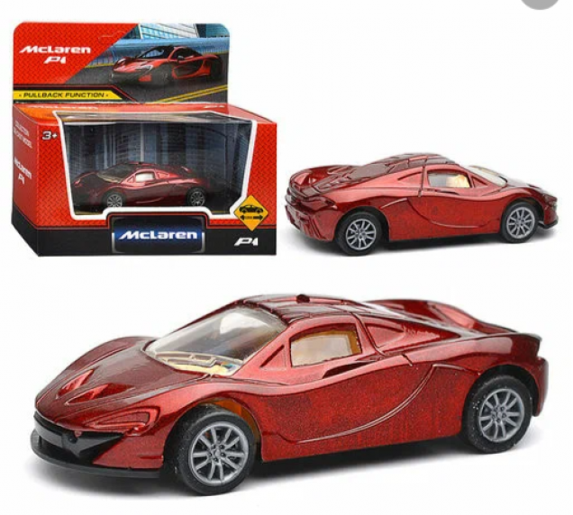 Машина металл Mclaren p1, 9,5 см, своб. ход, коробка