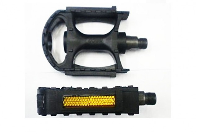 Педали Neco WP-168-1, основа пластик, с катафотами, арт 3032603-29