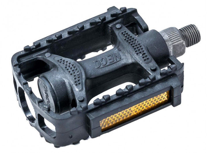 Педали Neco WP-251-1, основа пластик, с катафотами, арт 3032603-24