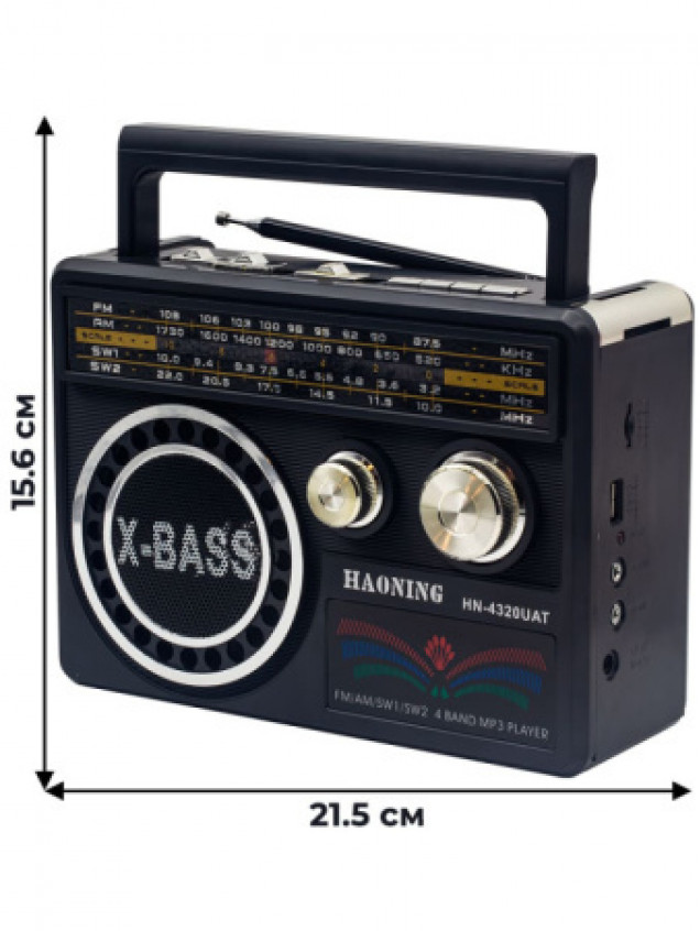 Радиоприемник Haoning HN-4320UAT black