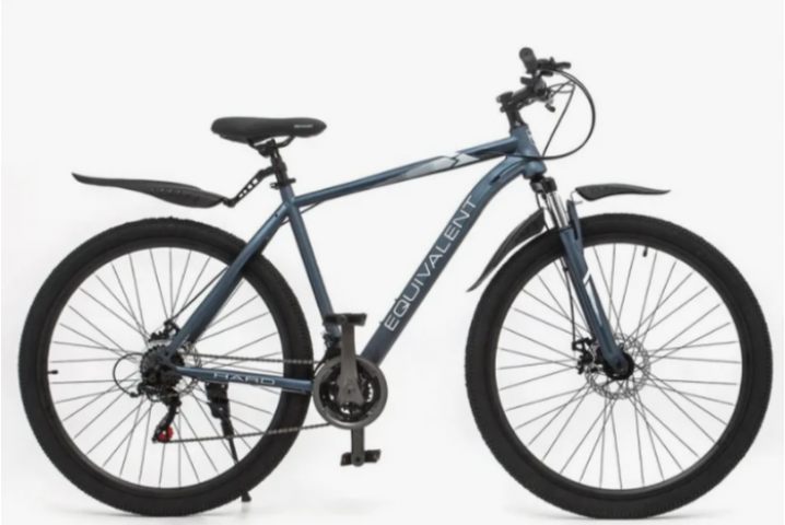 Велос 27.5" EQUIVALENT STEED MD ALU (7-ск.) (рама 18) Серебристый (МЯГКАЯ УПАКОВКА)