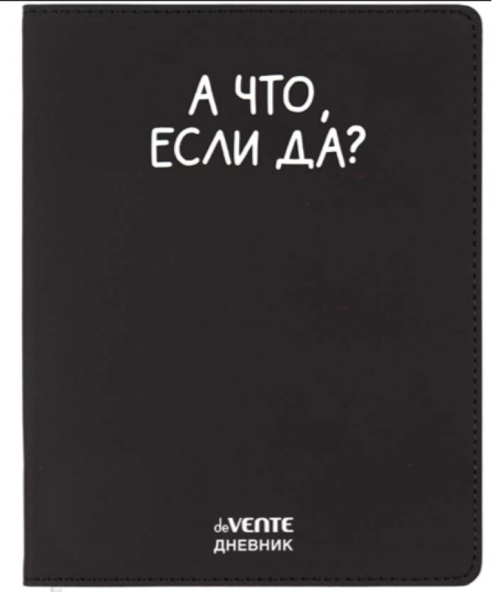 Дневник 1-11 кл. "А что, если да?" 48 листов, гибкая обложка из искусственной кожи (10228020/210425/5060343,Китай )