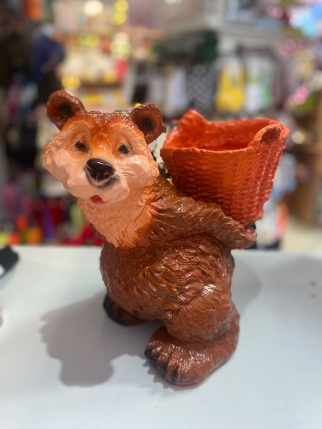 Кашпо Медведь