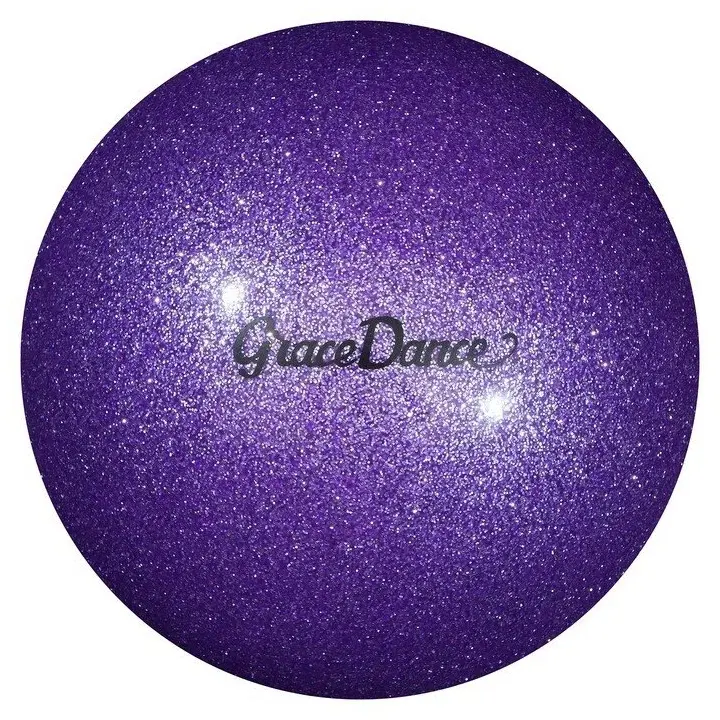 Мяч для художественной гимнастики Grace Dance, 16 см, фиолетовый